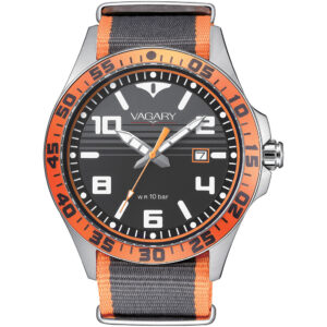 orologio solo tempo uomo Vagary Aqua 39